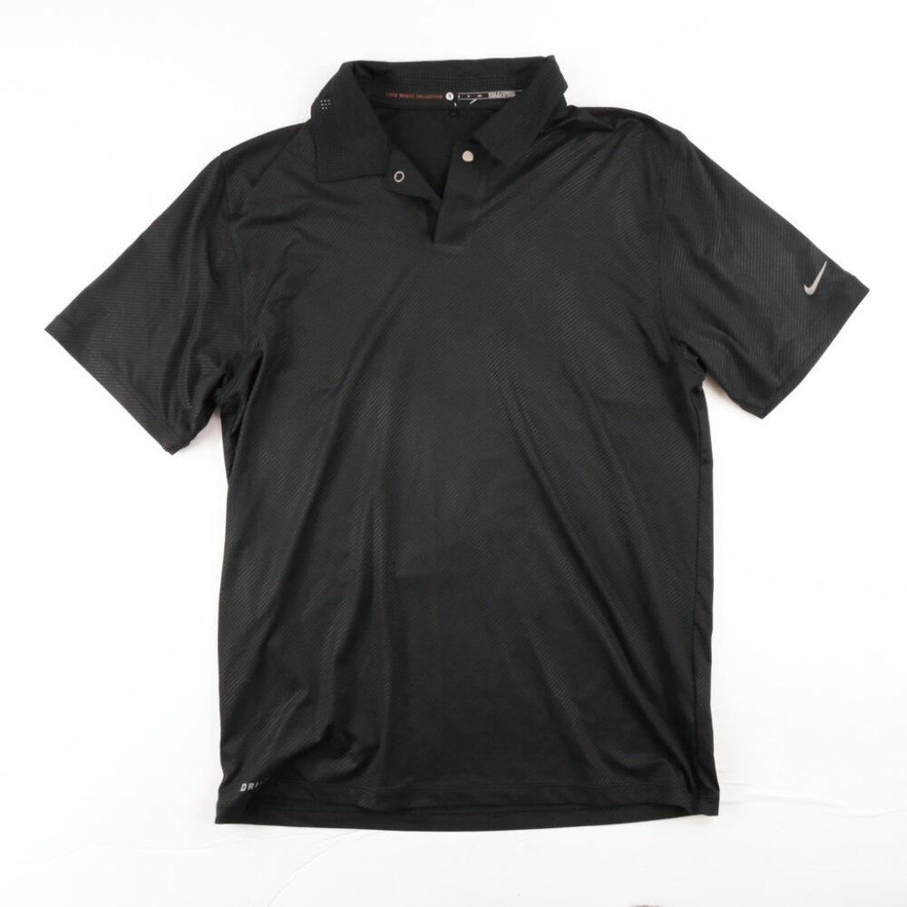 Nike Black Golf Polo Shirt - Tiger Woods